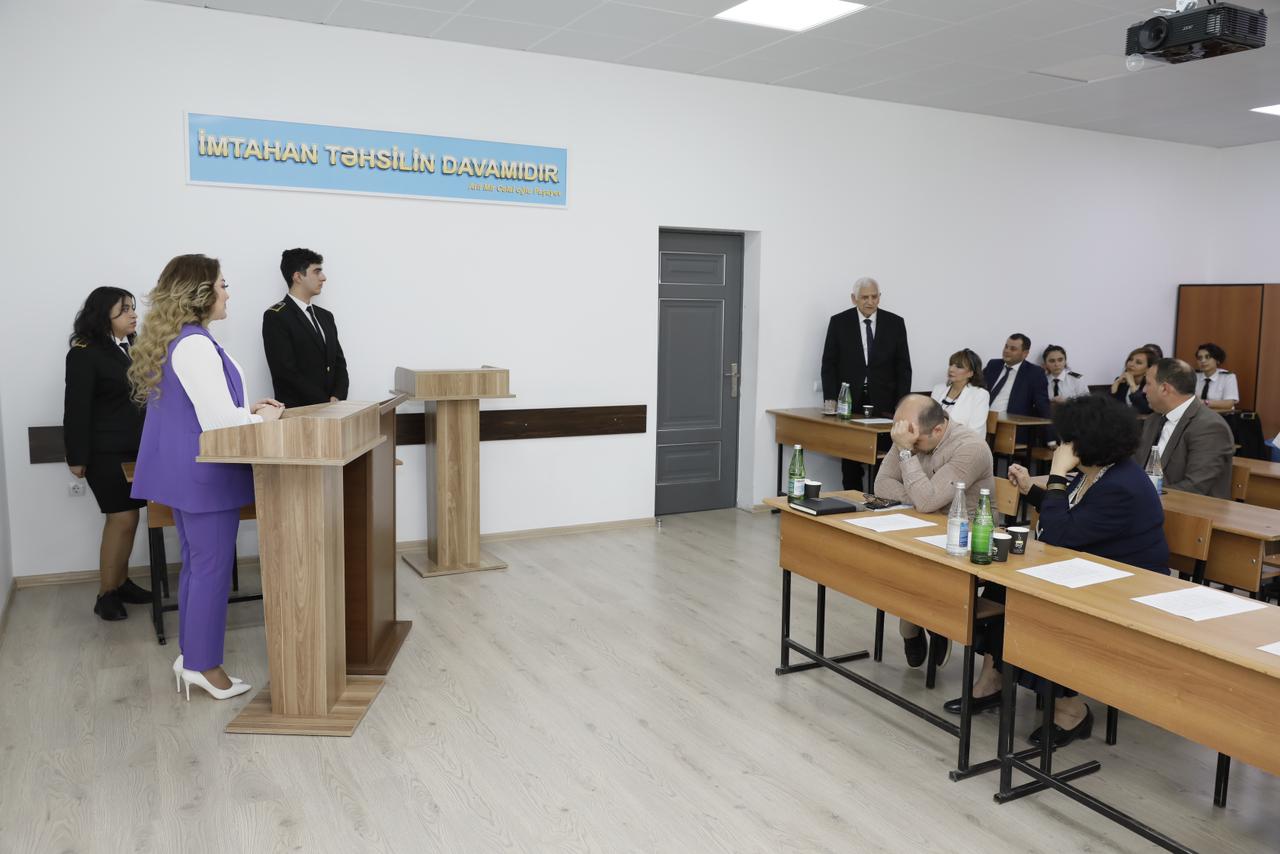 Milli Aviasiya Akademiyasında “Ekoloji sağlamlıq Heydər Əliyev siyasətinin əsas prinsiplərindən biri kimi” mövzusunda tədbir keçirilib